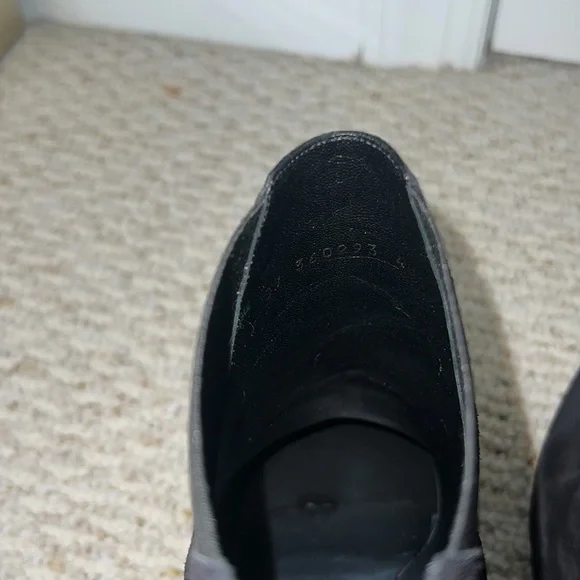 Saint Laurent Suede Platform Ankle Boot - Picture 9 of 13